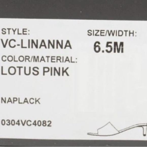 NIB [Vince Camuto] Linanna Block Heel Slip-On Sandals in Lotus Pink Women's 6.5 - Picture 12 of 13